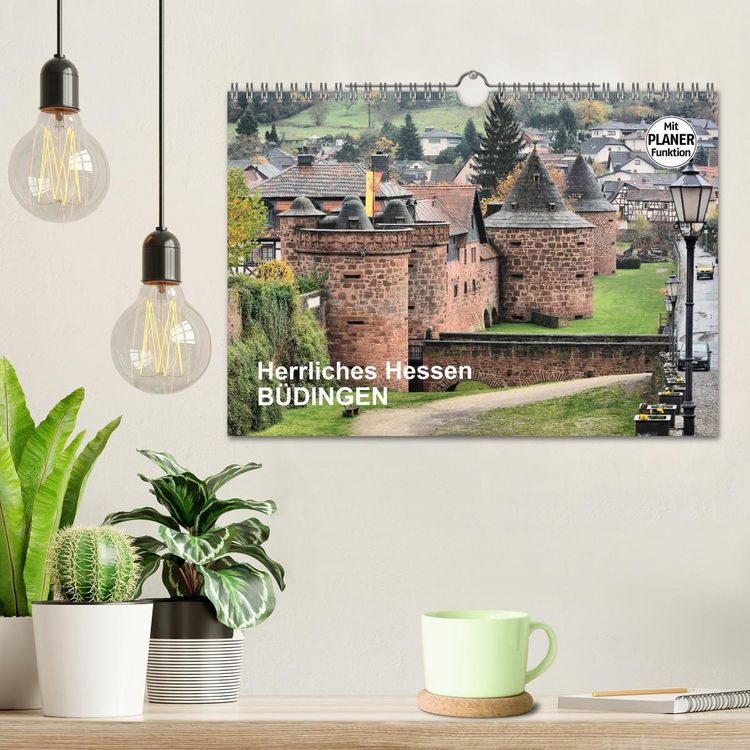 Produktbild: Herrliches Hessen - B&uuml;dingen (Wandkalender 2026 DIN A4 quer), CALVENDO Monatskalender