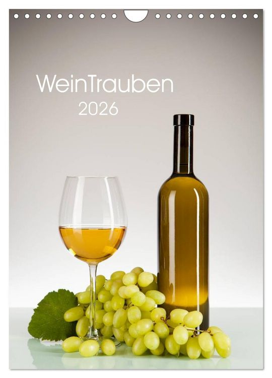 Produktbild: WeinTrauben 2026 (Wandkalender 2026 DIN A4 hoch), CALVENDO Monatskalender