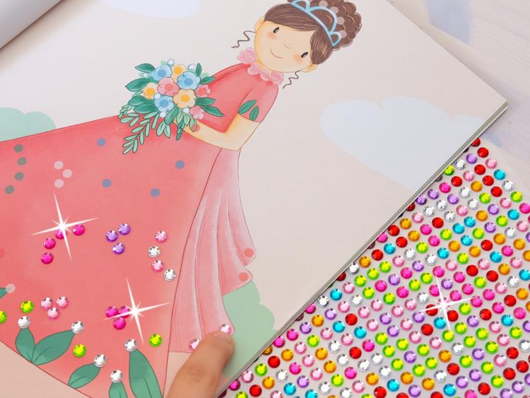 Produktbild: Diamantsticker Anziehpuppen &ndash; Prinzessinnen und Prinzen