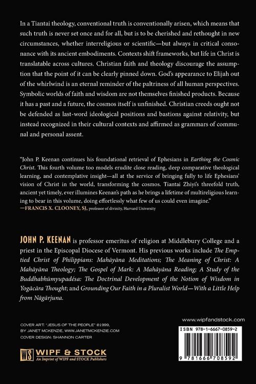 Produktbild: Earthing the Cosmic Christ of Ephesians-The Universe, Trinity, and Zhiyi's Threefold Truth, Volume 4