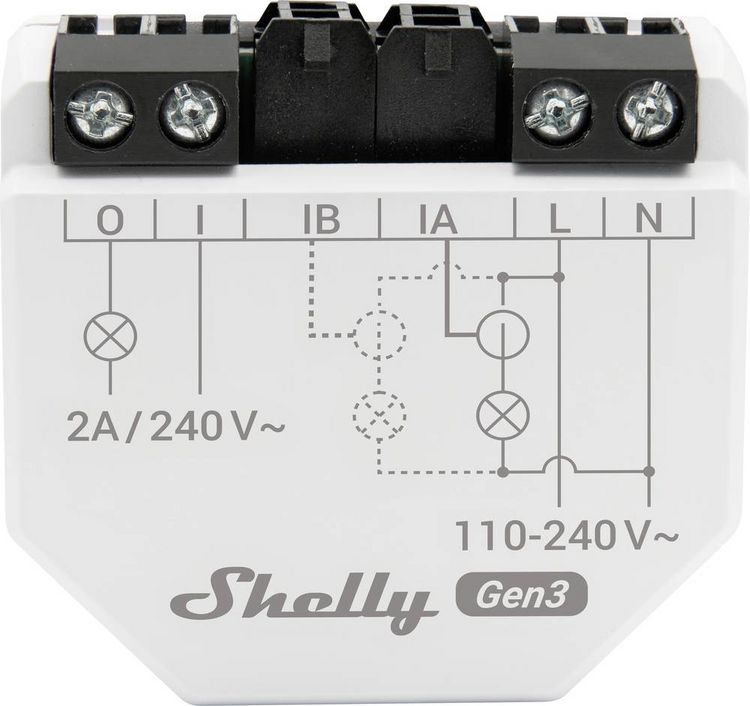 Produktbild: Shelly EM Gen3 - (1 x 50A CT included) Stromz&auml;hler Bluetooth, Wi-Fi