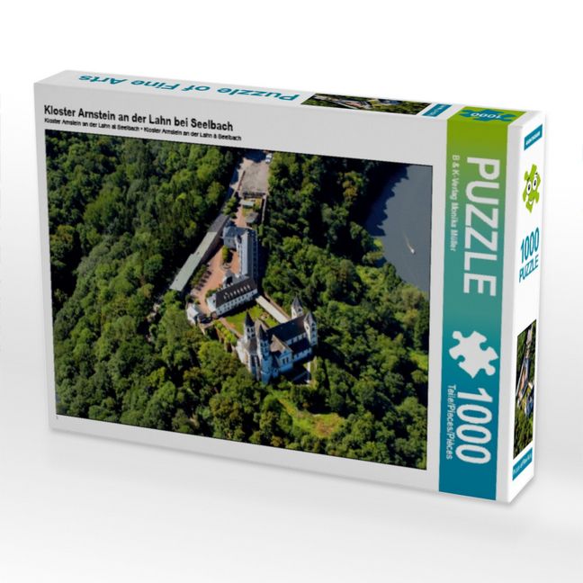 Produktbild: CALVENDO Puzzle Kloster Arnstein an der Lahn bei Seelbach | 1000 Teile Lege-Gr&ouml;&szlig;e 64x48cm Foto-Puzzle f&uuml;r gl&uuml;ckliche Stunden