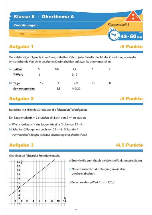 Produktbild: Mathematik Klassenarbeits-Trainer Klasse 8 &ndash; StrandMathe