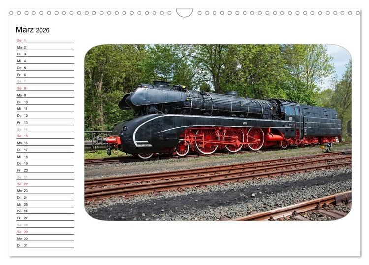 Produktbild: Unter Dampf - Dampflokromantik (Wandkalender 2026 DIN A3 quer), CALVENDO Monatskalender