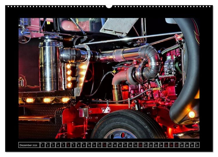 Produktbild: Kenworth W900A EXTHD (hochwertiger Premium Wandkalender 2026 DIN A2 quer), Kunstdruck in Hochglanz