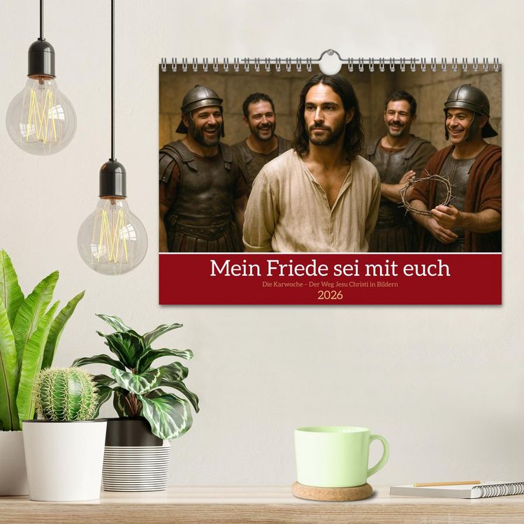 Produktbild: Mein Friede sei mit euch (Wandkalender 2026 DIN A4 quer), CALVENDO Monatskalender