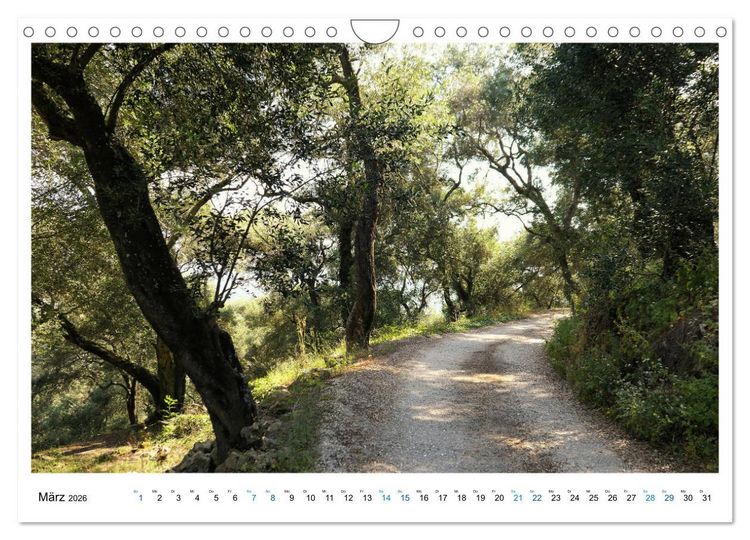 Produktbild: Korfu - Perle an der Adria. Natur, Kultur und Canal D'Amour (Wandkalender 2026 DIN A4 quer), CALVENDO Monatskalender