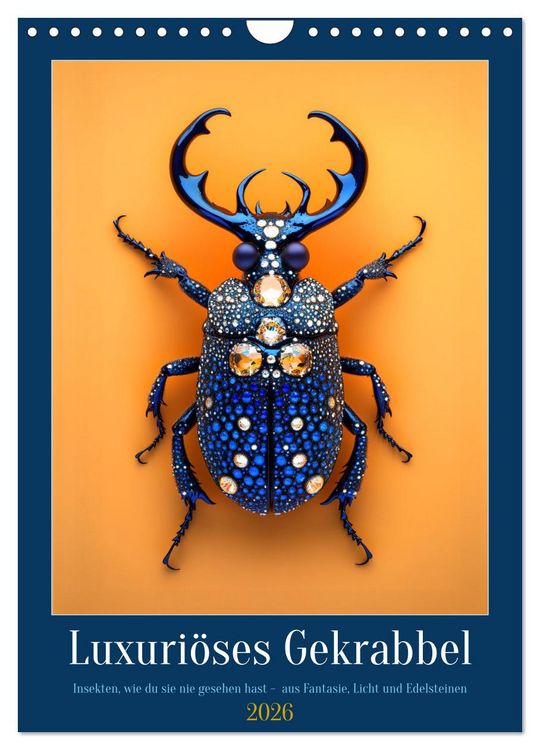 Produktbild: Luxuri&ouml;ses Gekrabbel (Wandkalender 2026 DIN A4 hoch), CALVENDO Monatskalender