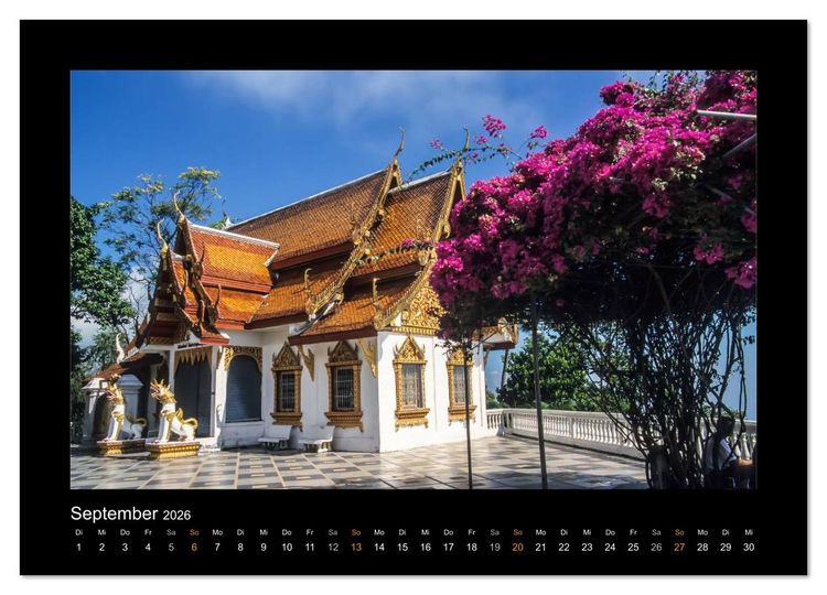 Produktbild: Thailand - Traumstr&auml;nde und Tempel (Wandkalender 2026 DIN A4 quer), CALVENDO Monatskalender