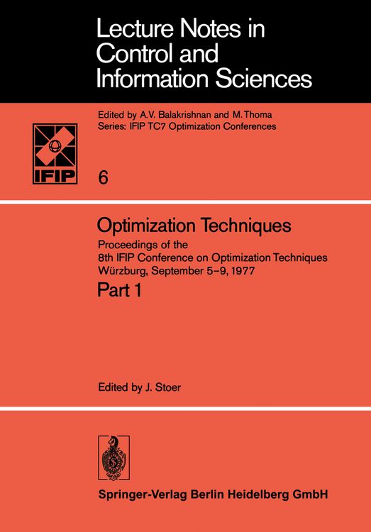 Produktbild: Optimization Techniques