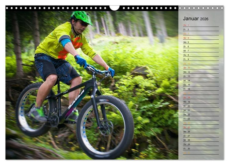 Produktbild: Downhill Moments (Wandkalender 2026 DIN A3 quer), CALVENDO Monatskalender