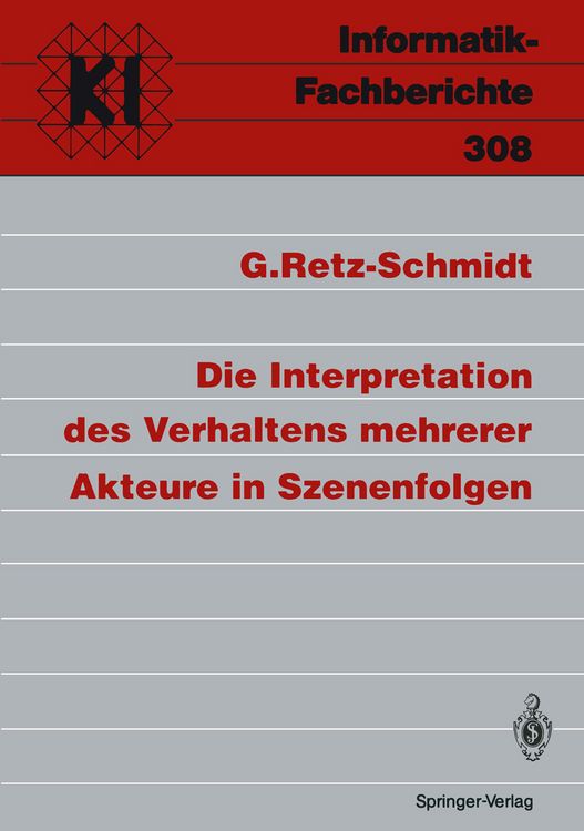 Produktbild: Die Interpretation des Verhaltens mehrerer Akteure in Szenenfolgen