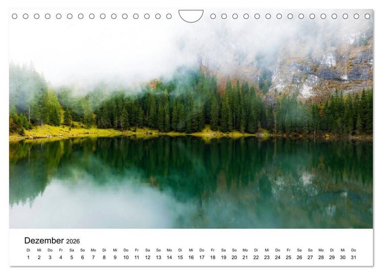 Produktbild: Wunderwelt Schweiz (Wandkalender 2026 DIN A4 quer), CALVENDO Monatskalender