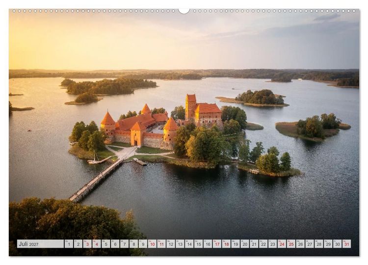Produktbild: Traumhaftes Baltikum (Wandkalender 2027 DIN A2 quer), CALVENDO Monatskalender