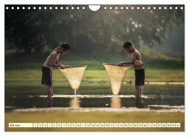 Produktbild: Magisches Asien. Menschen und Natur (Wandkalender 2026 DIN A4 quer), CALVENDO Monatskalender