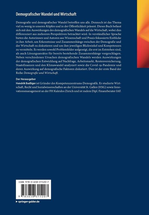 Produktbild: Demografischer Wandel und Wirtschaft