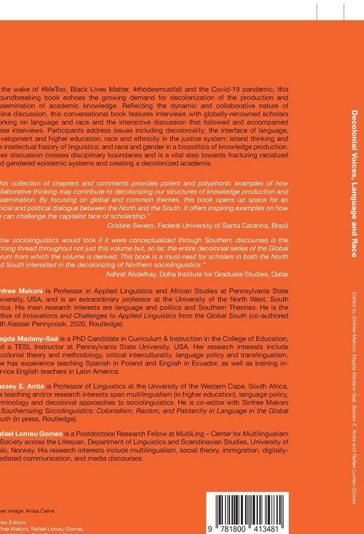 Produktbild: Decolonial Voices, Language and Race