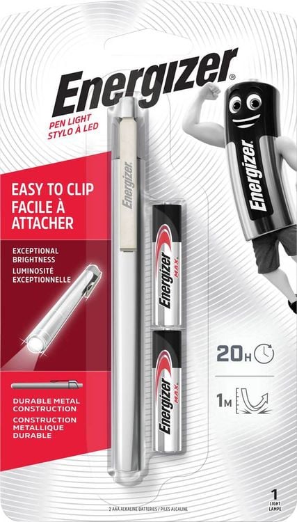 Produktbild: Energizer Metal Penlight LED Penlight batteriebetrieben 35lm 20h 50g