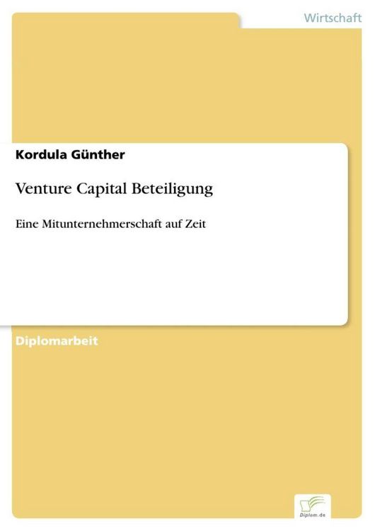 Produktbild: Venture Capital Beteiligung