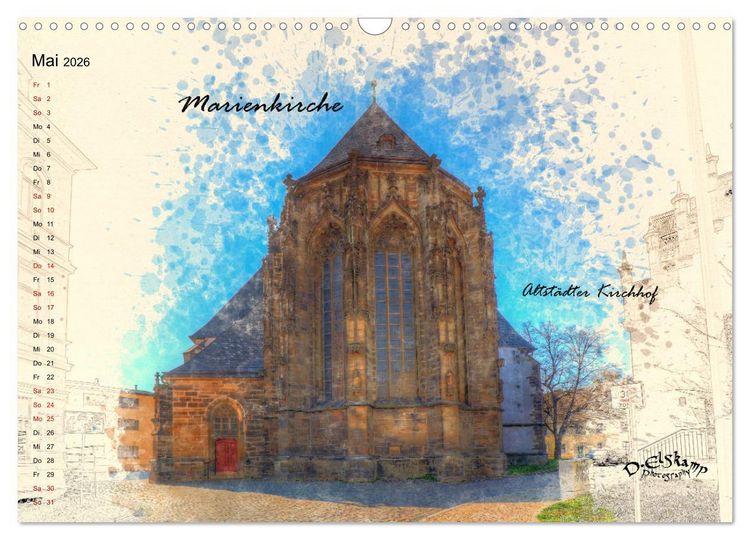 Produktbild: Bernburg meine Stadt (Wandkalender 2026 DIN A3 quer), CALVENDO Monatskalender