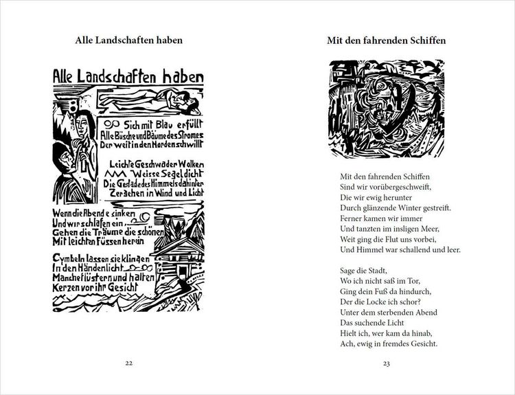 Produktbild: Umbra vitae. Gedichte. Mit Holzschnitten von Ernst Ludwig Kirchner