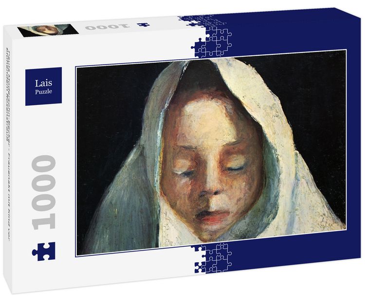 Produktbild: Lais Puzzle Paula Modersohn-Becker - Frauenakt mit Kind vor bl&uuml;hendem Rosenstrau&szlig; 1000 Teile