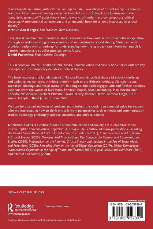 Produktbild: Foundations of Critical Theory