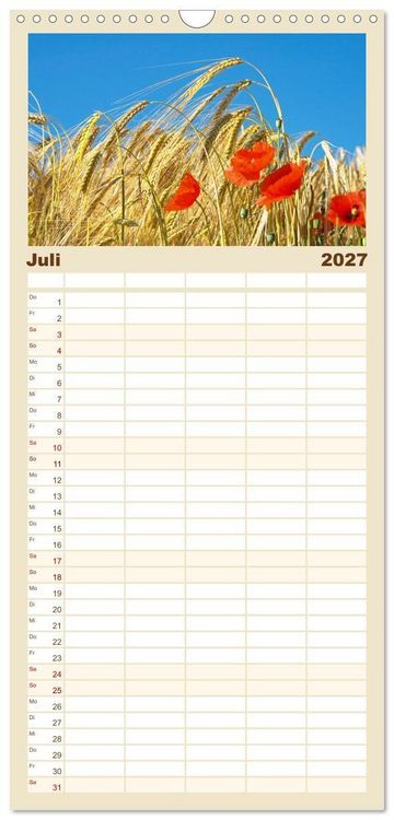 Produktbild: Familienplaner 2027 - Whisky: Reine Geschmacksache mit 5 Spalten (Wandkalender, 21 x 45 cm) CALVENDO