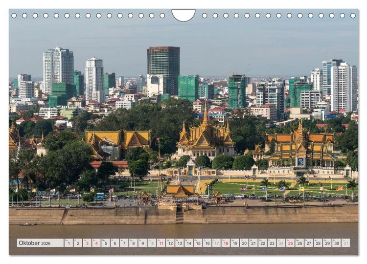 Produktbild: Skylines weltweit (Wandkalender 2026 DIN A4 quer), CALVENDO Monatskalender