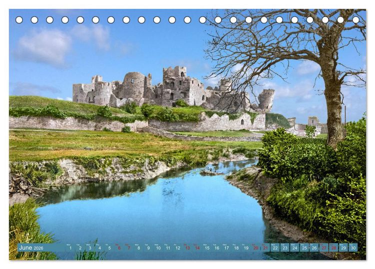 Produktbild: Wales around 1900 - photos restored and colourised (Desk Calendar 2026 DIN A5 landscape), CALVENDO 12 Month DeskCalendar
