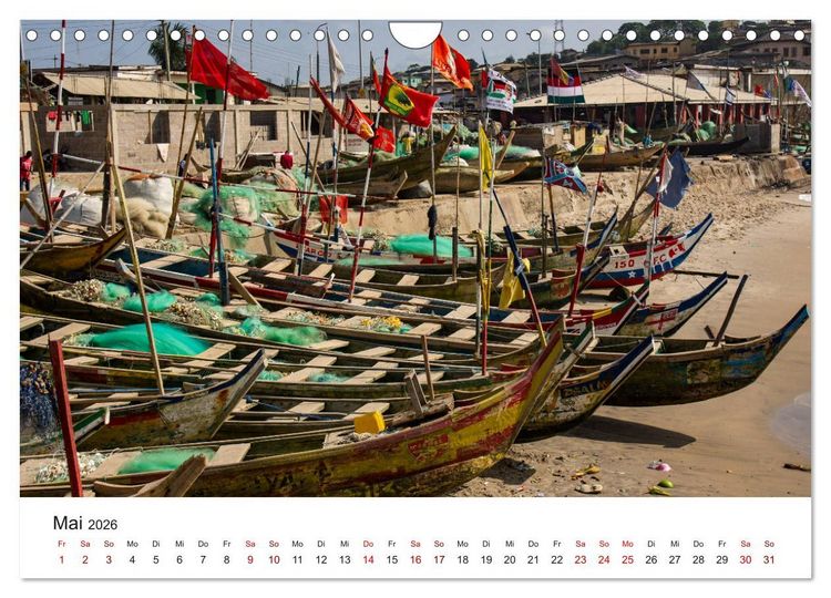 Produktbild: Eine Reise durch Ghana (Wandkalender 2026 DIN A4 quer), CALVENDO Monatskalender