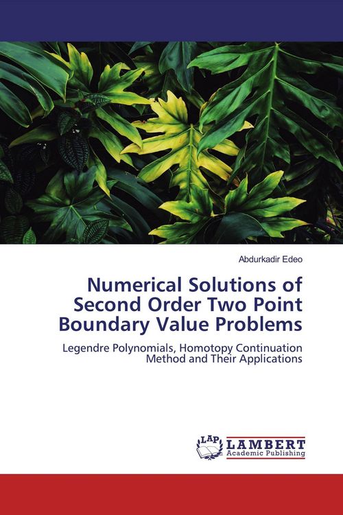 Produktbild: Numerical Solutions of Second Order Two Point Boundary Value Problems