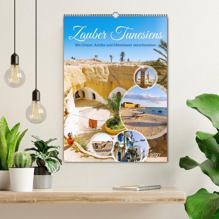 Produktbild: Zauber Tunesiens. Wo Orient, Antike und Mittelmeer verschmelzen (Wandkalender 2027 DIN A2 hoch), CALVENDO Monatskalender