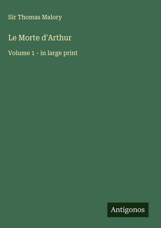 Produktbild: Le Morte d'Arthur