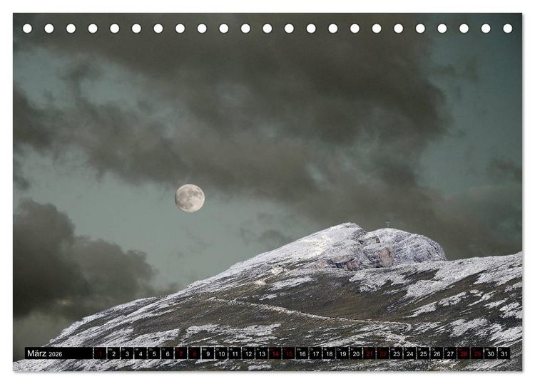 Produktbild: Weltkulturerbe Dolomiten S&uuml;d Tirol (Tischkalender 2026 DIN A5 quer), CALVENDO Monatskalender