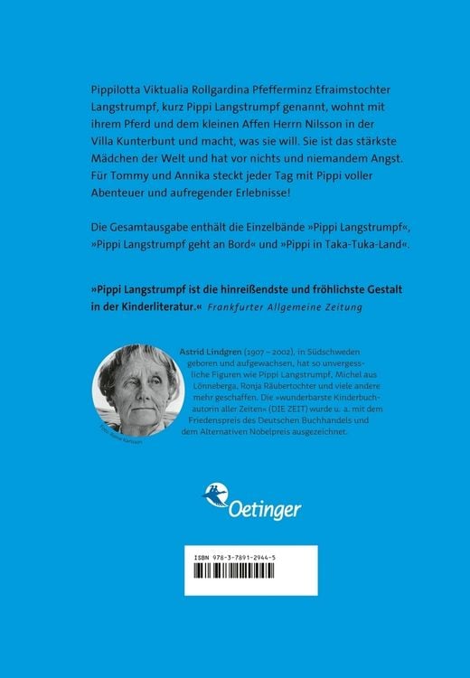 Produktbild: Pippi Langstrumpf. Gesamtausgabe in einem Band