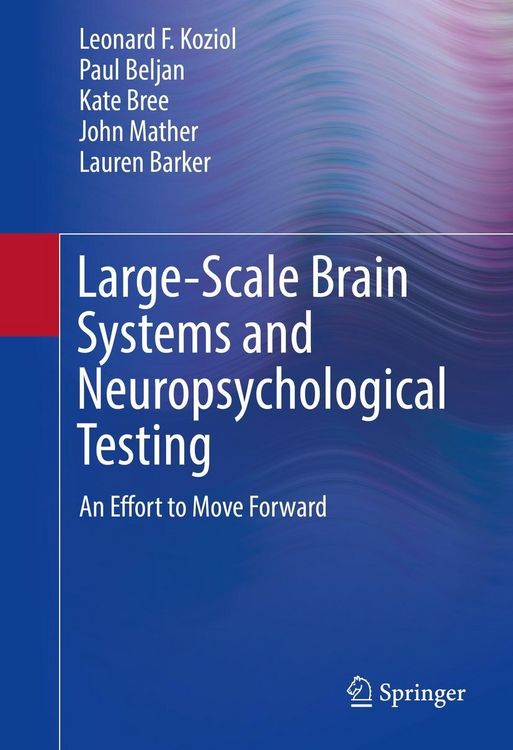 Produktbild: Large-Scale Brain Systems and Neuropsychological Testing