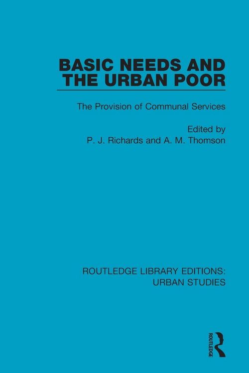 Produktbild: Basic Needs and the Urban Poor