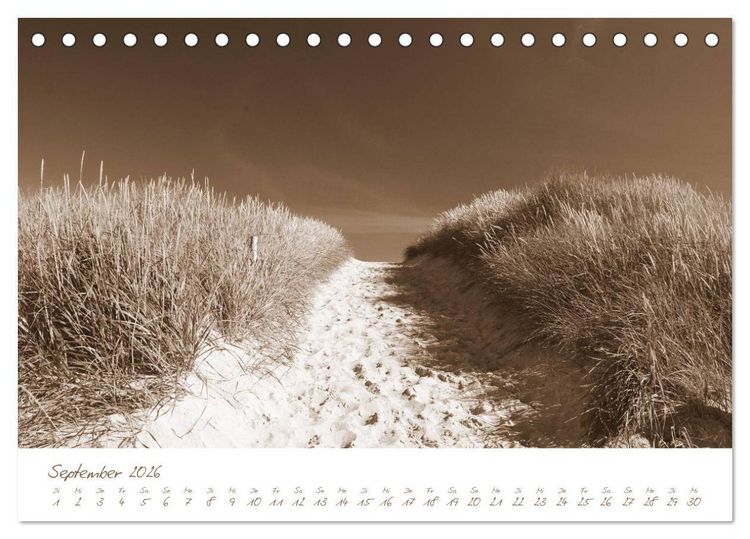 Produktbild: Ostsee-Nostalgie (Tischkalender 2026 DIN A5 quer), CALVENDO Monatskalender