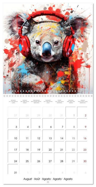 Produktbild: Animal Beats (Wall Calendar 2026 12 &times; 12 Inch) CALVENDO 12 Month Wall Calendar