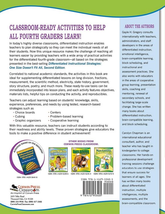 Produktbild: Activities for the Differentiated Classroom