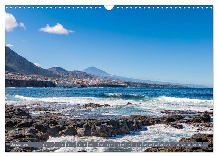 Produktbild: TENERIFFA Kanarischer Inselzauber im Atlantik (Wandkalender 2026 DIN A3 quer), CALVENDO Monatskalender