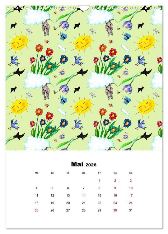 Produktbild: MUSTERMACKE (Wandkalender 2026 DIN A3 hoch), CALVENDO Monatskalender