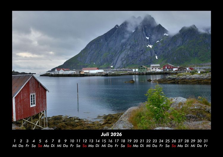 Produktbild: Landschaftskalender 2026 Fotokalender DIN A3