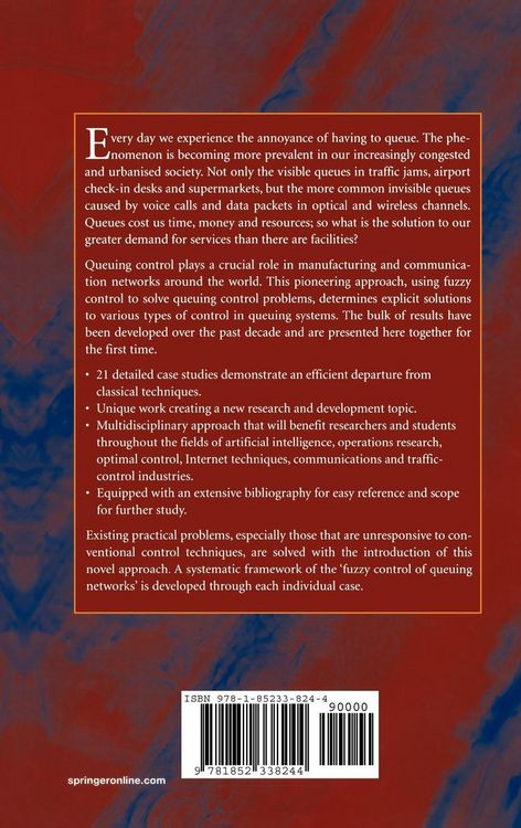 Produktbild: Fuzzy Control of Queuing Systems