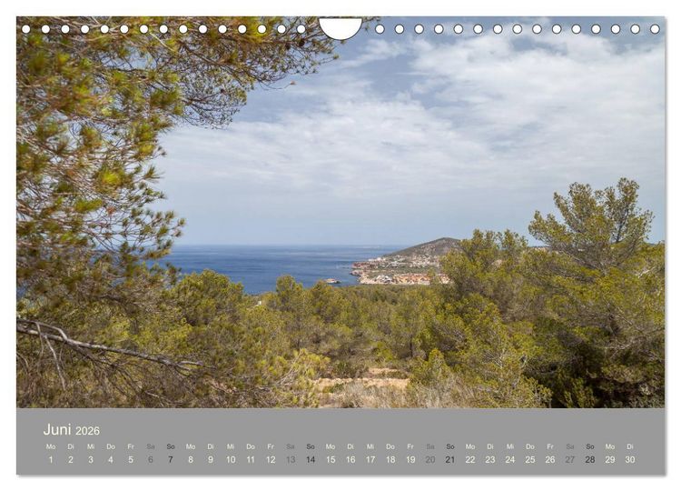 Produktbild: Ibiza - Spanien (Wandkalender 2026 DIN A4 quer), CALVENDO Monatskalender