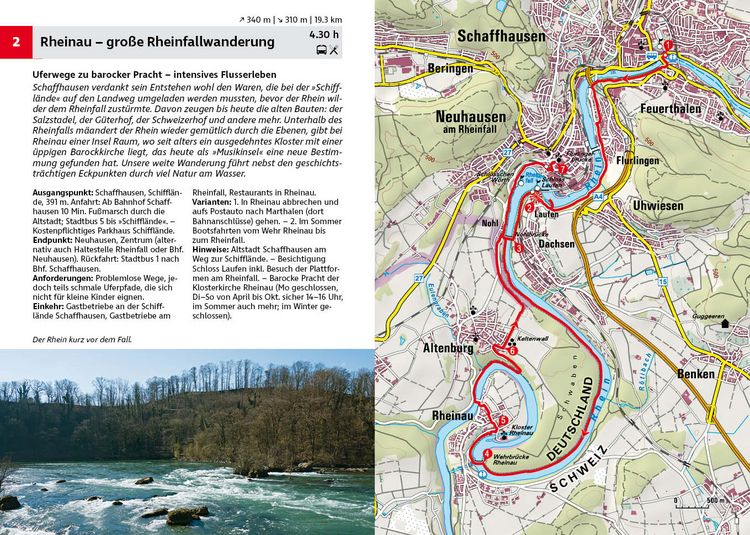 Produktbild: ROTHER Wanderf&uuml;hrer Schaffhausen