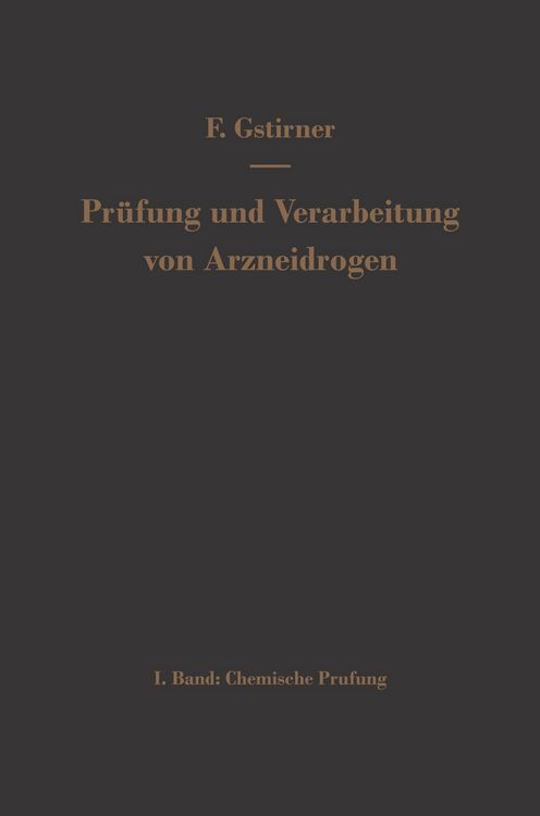 Produktbild: Pr&uuml;fung und Verarbeitung von Arzneidrogen