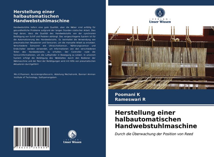 Produktbild: Herstellung einer halbautomatischen Handwebstuhlmaschine