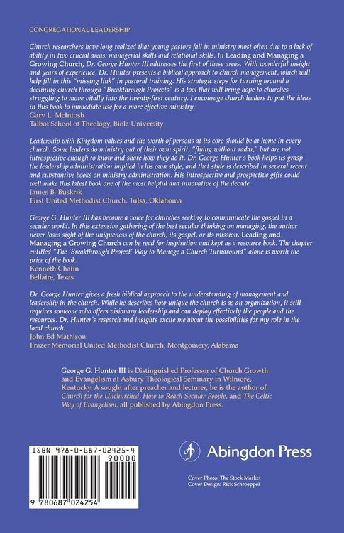 Produktbild: Leading & Managing a Growing Church